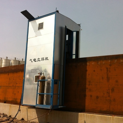 soldador vertical automático de baixa temperatura para aço inoxidável