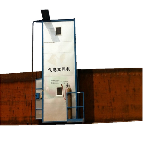 Soldador vertical automático profissional de aço inoxidável para construção de tanques de óleo